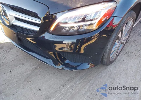 2020 Mercedes-Benz C 300 4Matic z USA, uszkodzony, nr VIN WDDWF8EB3LR551448